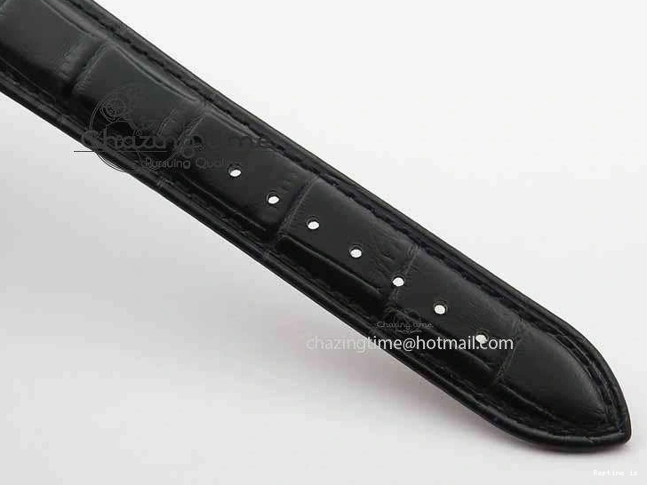 1223 Cellini Date VF Best Edition SS Black Dial Stick Markers On Black Leather Strap A Lightweight 3725